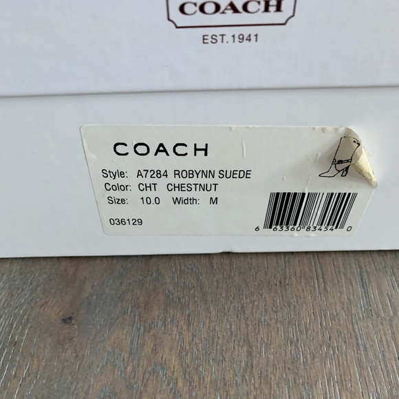 Coach Suede Boots - NWOT - Picture 3 of 16